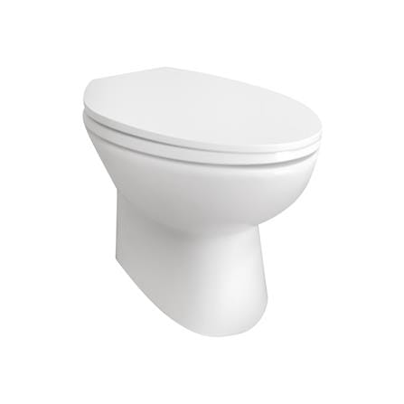 สุขภัณฑ์นั่งราบ NASCO NC-9501-WA-2 สีขาว