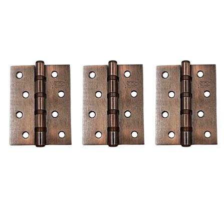 บานพับ 4X3 นิ้ว X 2 มม. VECO 4BB สีทองแดงรมดำ (แพ็ก 3 ชิ้น) 1 แถม 1_2