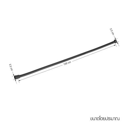 สายฝักบัวสเตนเลส WSP SSQ 501 150 ซม._3