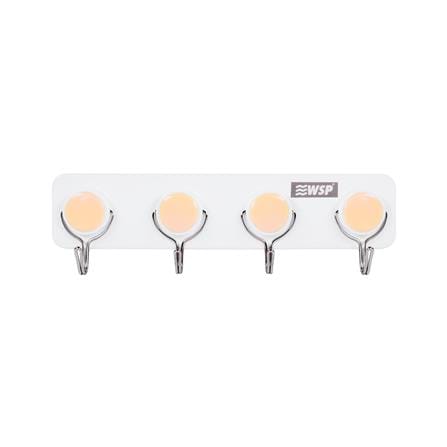ขอแขวนผ้า 4 ขอ WSP BA-2025 สีขาว