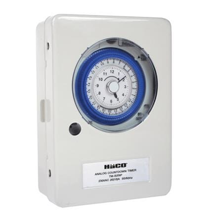 สวิตช์ตั้งเวลา 24 ชั่วโมง มีแบตสำรอง กล่องกันน้ำ HACO TMB20IP_0