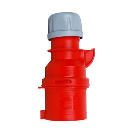 เพาเวอร์ปลั๊กตัวผู้ HACO 5 ขา 025-6V 32 แอมป์ สีแดง_1