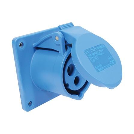 เพาเวอร์ปลั๊กเต้ารับฝังเฉียง HACO 3 PIN 313-6V