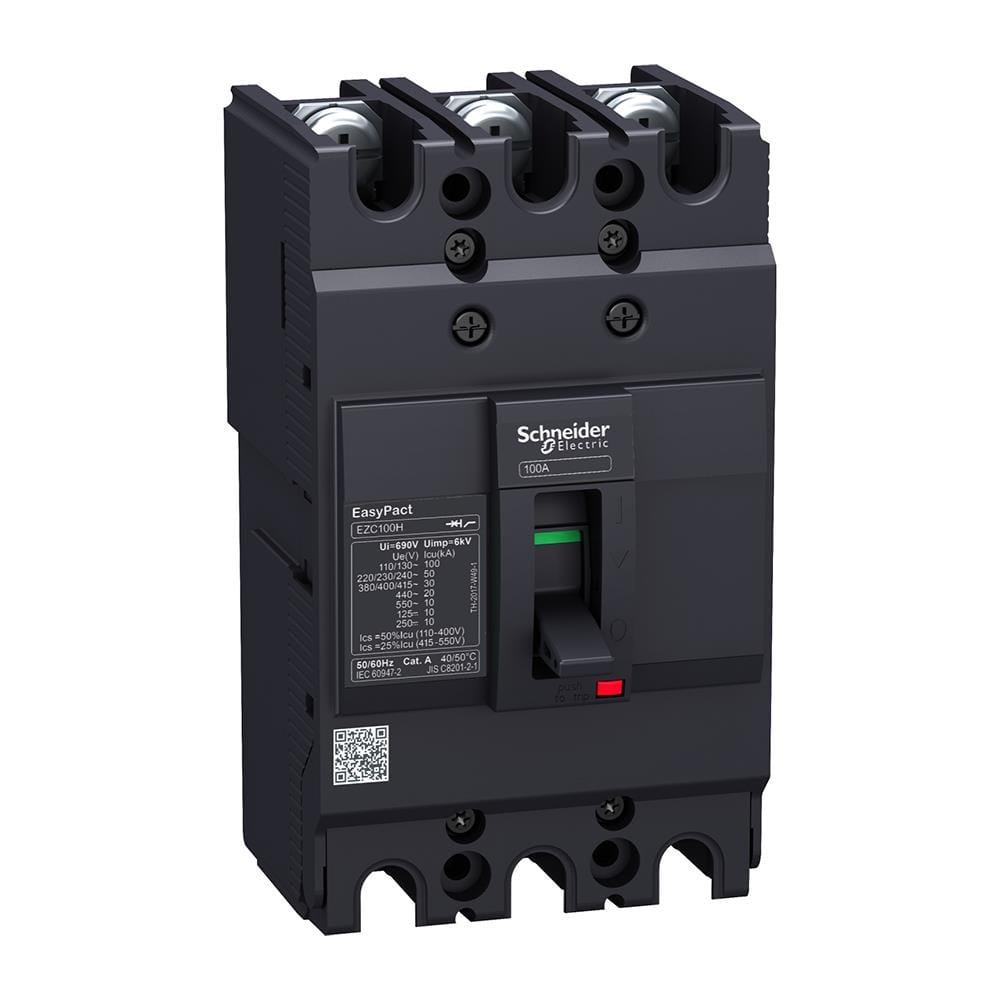 เมนเซอร์กิตเบรกเกอร์ 80 แอมป์ 3 เฟส SCHNEIDER EZC100