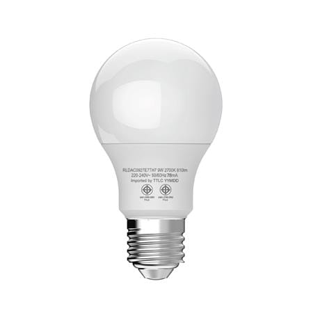 หลอด LED TOSHIBA A60 G7 9 วัตต์ WARM WHITE E27_1