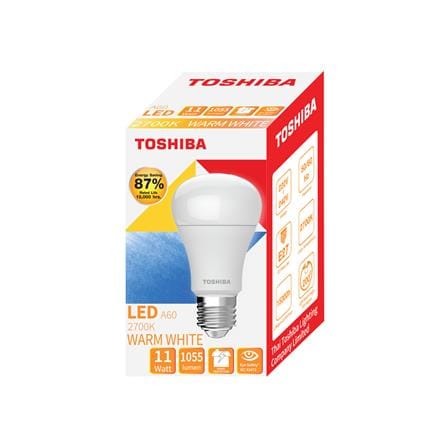 หลอด LED TOSHIBA A60 G7 11 วัตต์ WARM WHITE E27_5