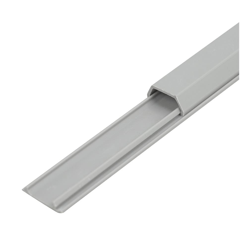 รางโทรศัพท์ ELECKTA 25x10 มม. 1 เมตร สีเทา