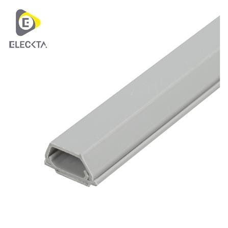 รางโทรศัพท์ ELECKTA 25x10 มม. 1 เมตร สีเทา_0