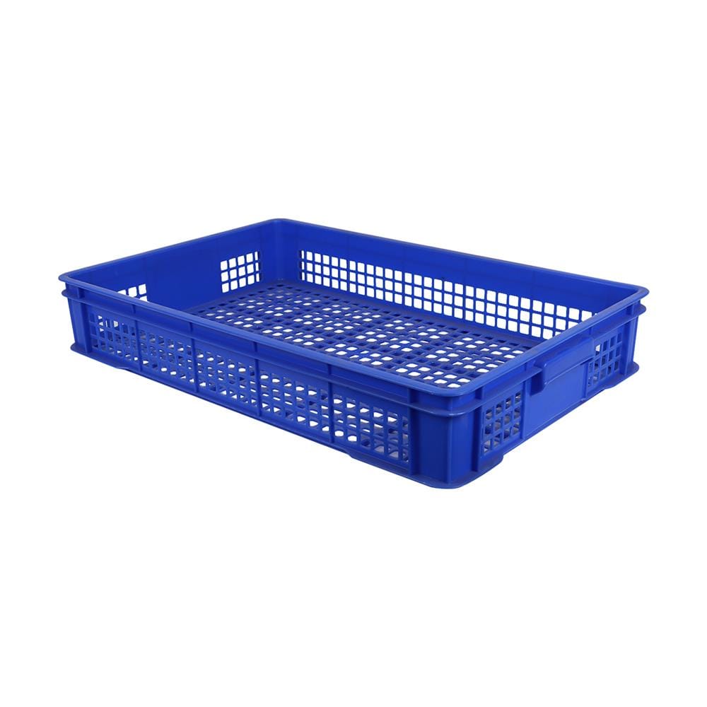 ลังเบเกอรี่แบบโปร่ง BASKET NNH 103 42.5x66x10.5 สีน้ำเงิน