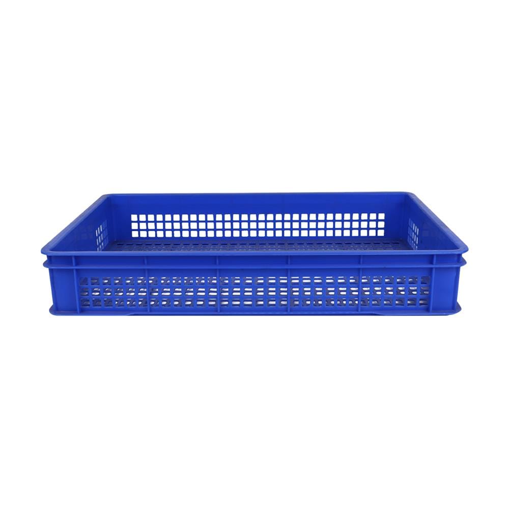 ลังเบเกอรี่แบบโปร่ง BASKET NNH 103 42.5x66x10.5 สีน้ำเงิน