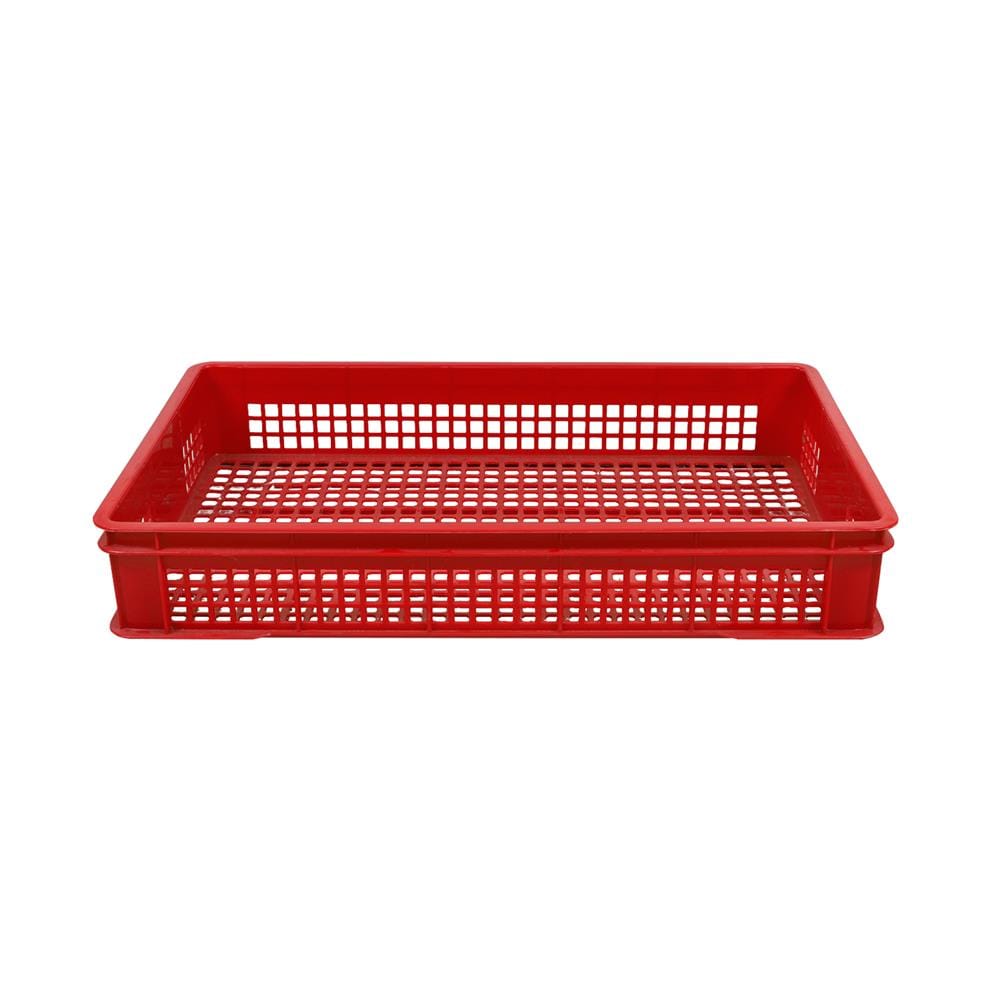 ลังเบเกอรี่แบบโปร่ง BASKET NNH 103 42.5x66x10.5 สีแดง
