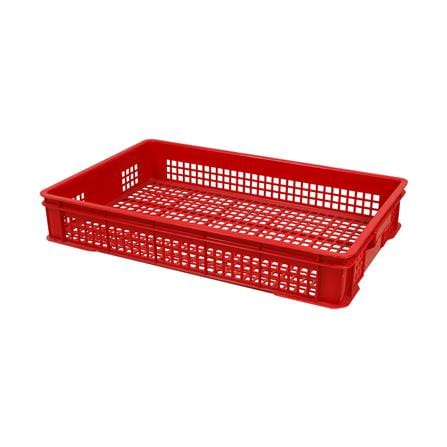 ลังเบเกอรี่แบบโปร่ง BASKET NNH 103 42.5x66x10.5 สีแดง_0