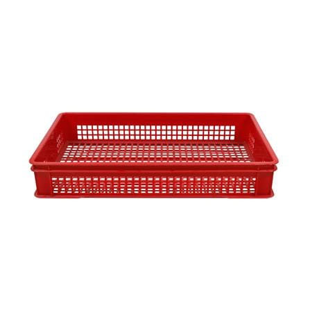 ลังเบเกอรี่แบบโปร่ง BASKET NNH 103 42.5x66x10.5 สีแดง_1