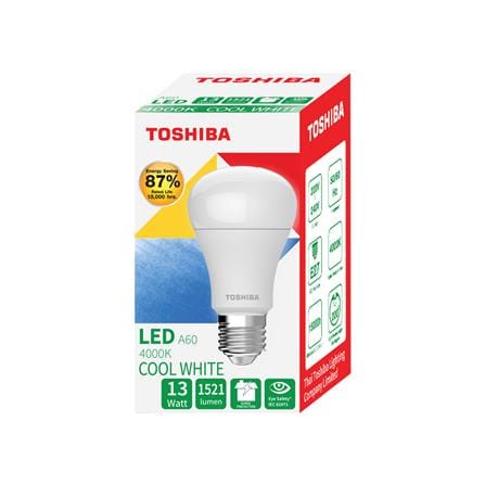 หลอด LED TOSHIBA A60 G7 13 วัตต์ COOL WHITE E27_5