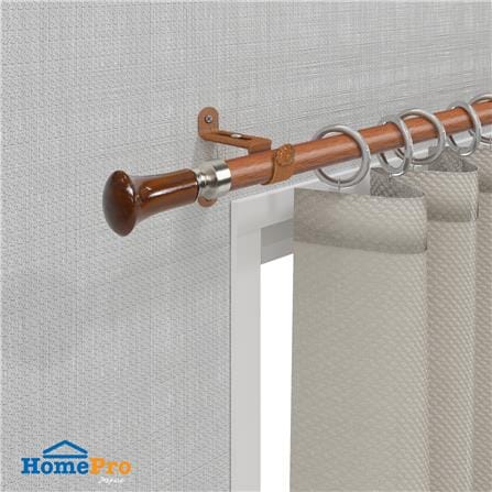 รางอะลูมิเนียม ยืดหด HOME LIVING STYLE LOREEN 110-200 ซม. สีน้ำตาล_4