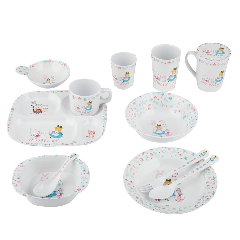 ชามเมลามีนมีที่จับ 4.5" SUPERWARE ALICE BABY GIRL