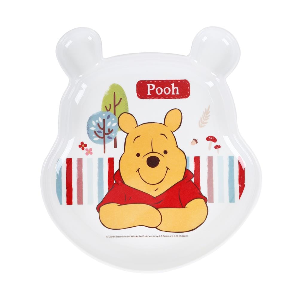 จานเมลามีนเหลี่ยม 7.5" FLOWERWARE POOH WOODLAND