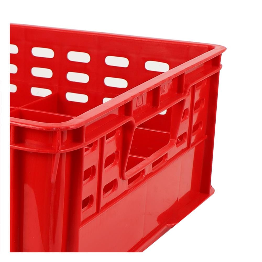 ลังแก้ว 24 ช่อง GW 33.5x48.5x15 ซม. สีแดง