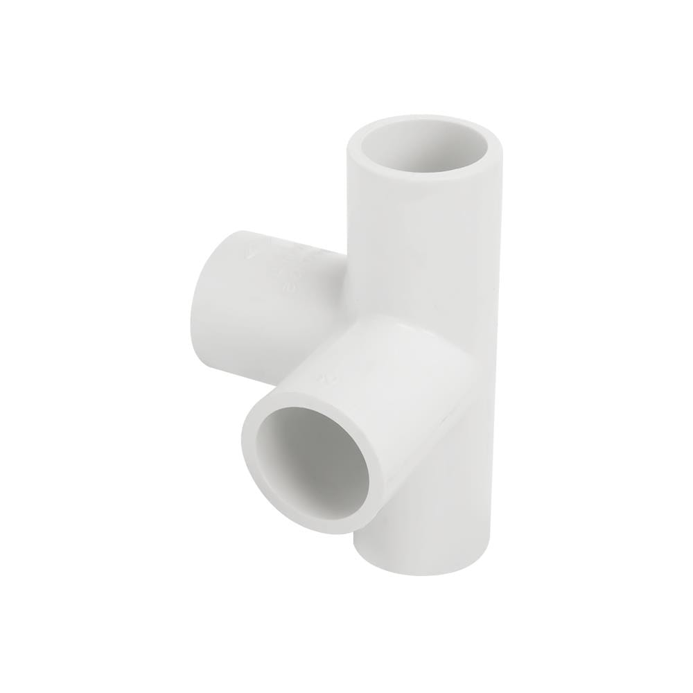 ข้อต่อสี่ทางตั้งฉาก PVC THAI PIPE 3/4 นิ้ว สีขาว