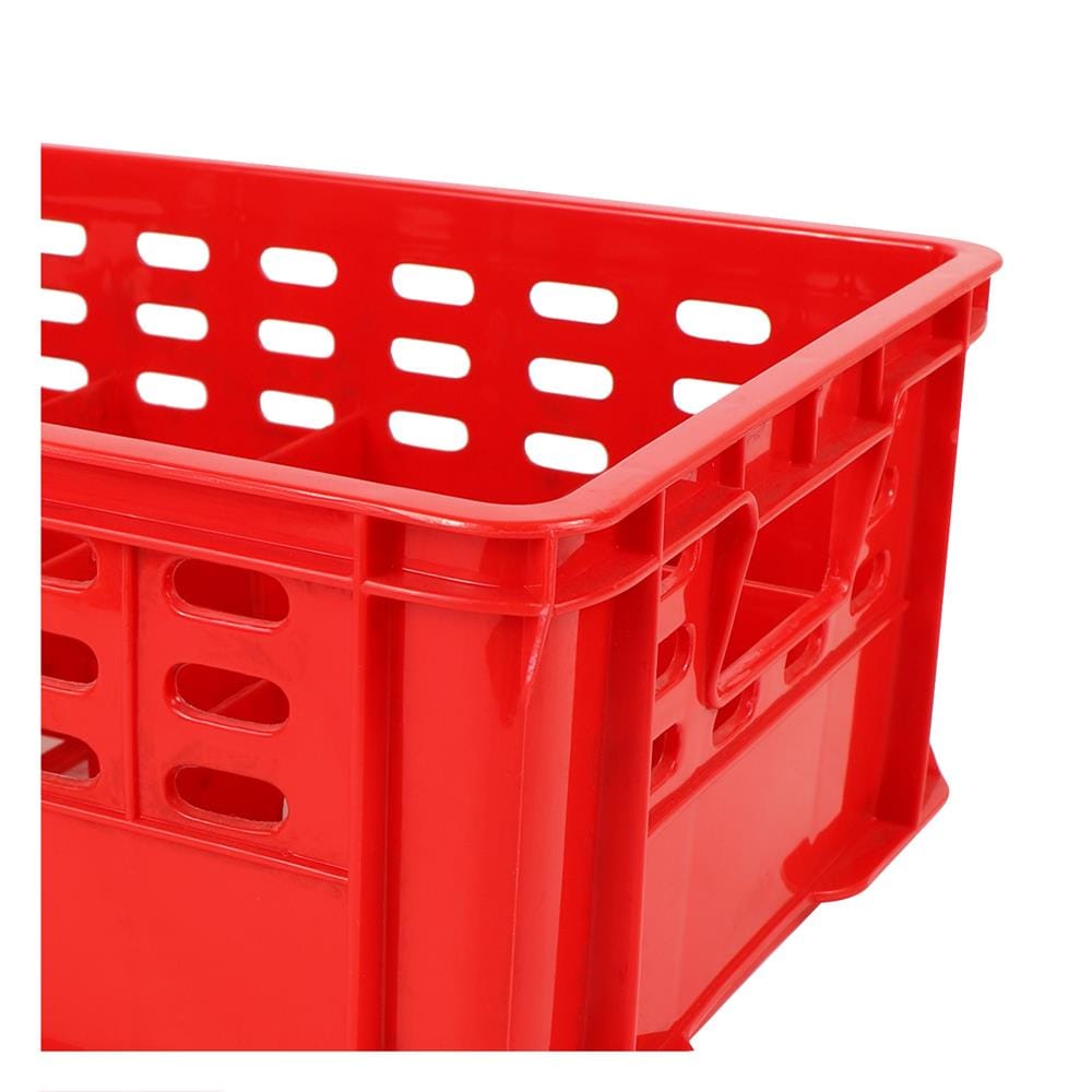 ลังแก้ว 12 ช่อง GW 25.5x33.5x14.5 ซม. สีแดง