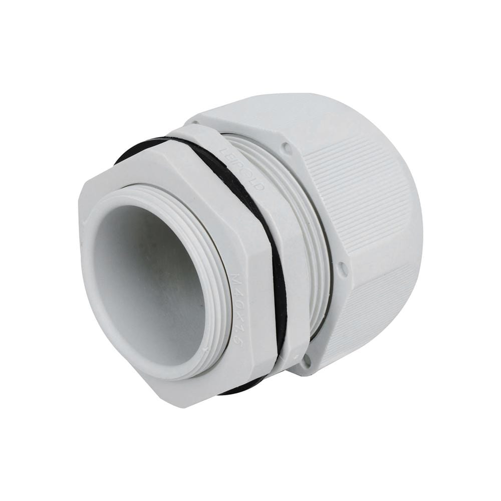 เคเบิ้ลแกลนด์เกลียวล็อค HACO HM-40G สีเทา