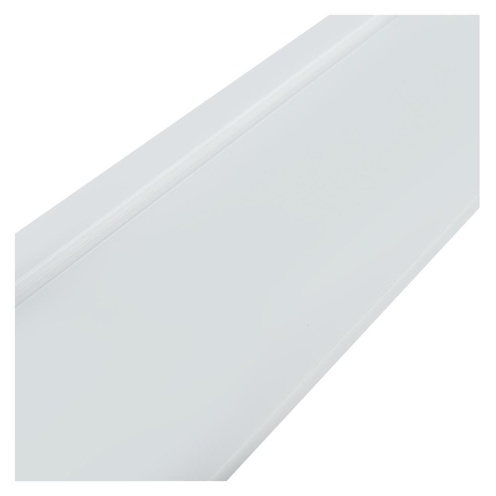 บัวพื้น PS LINEDEKOR MG3101-5 8x300x0.8 ซม. สีขาวด้าน