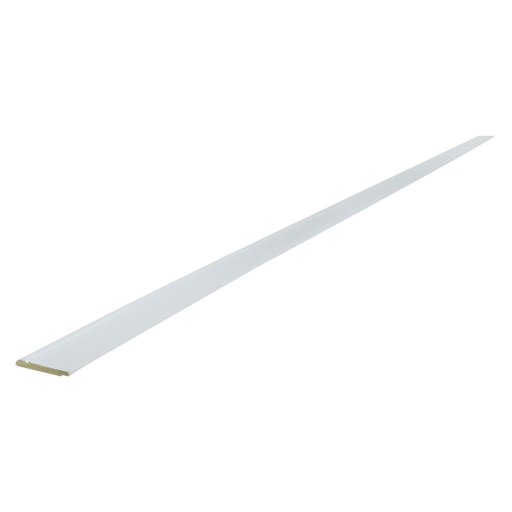 บัวพื้น PS LINEDEKOR MG3101-5 8x300x0.8 ซม. สีขาวด้าน