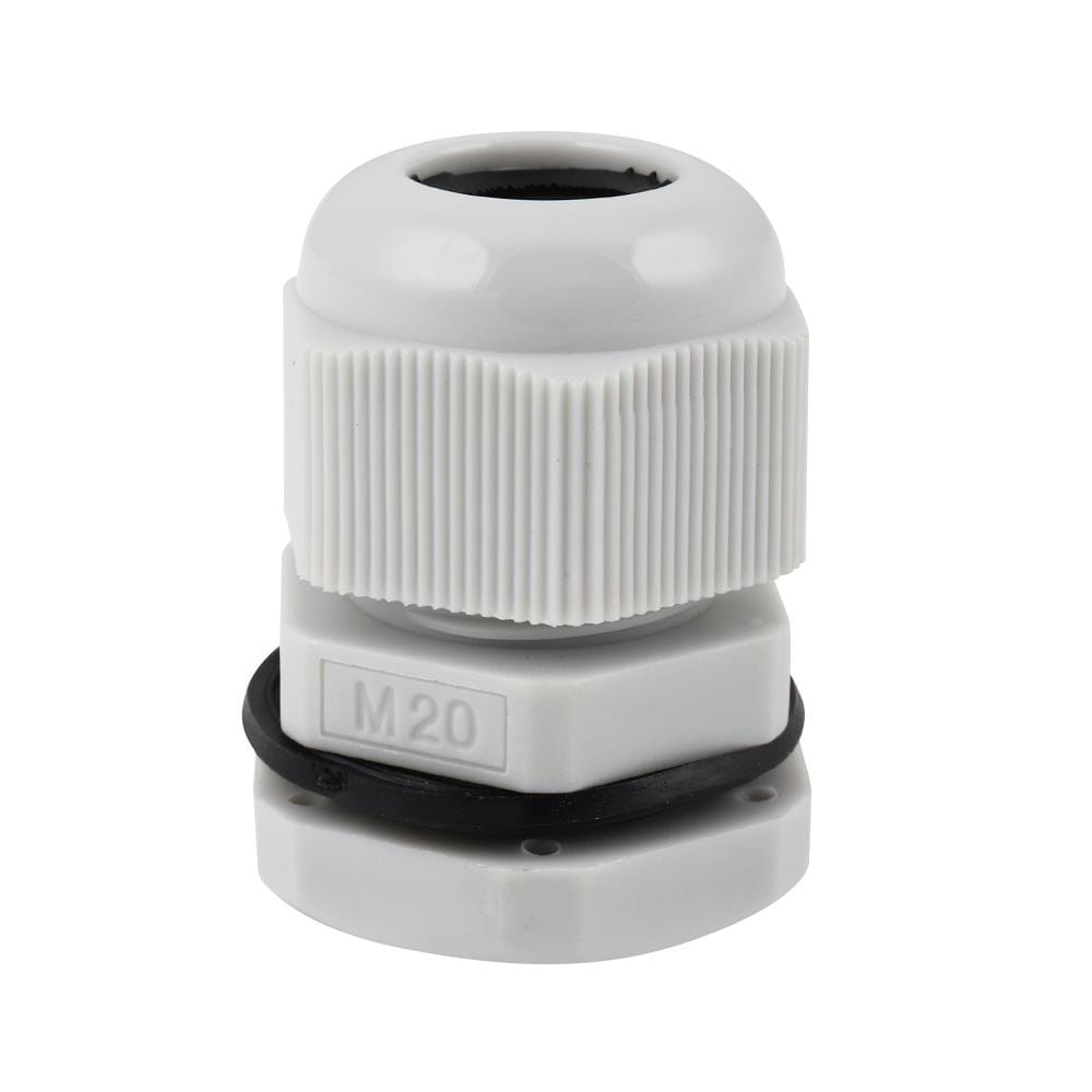 เคเบิ้ลแกลนด์เกลียวล็อค HACO HM-20G สีเทา