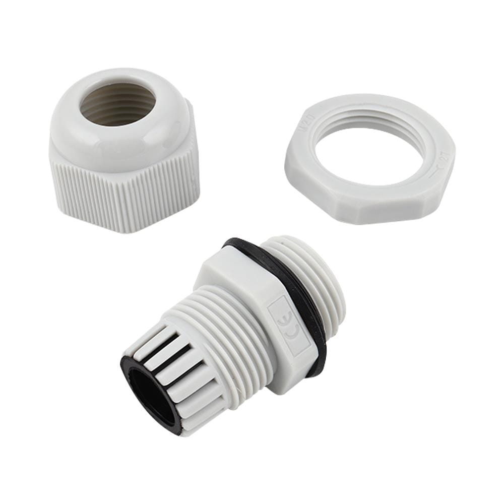 เคเบิ้ลแกลนด์เกลียวล็อค HACO HM-20G สีเทา