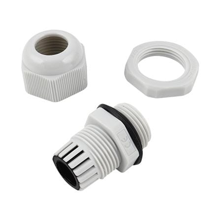 เคเบิ้ลแกลนด์เกลียวล็อค HACO HM-20G สีเทา_2