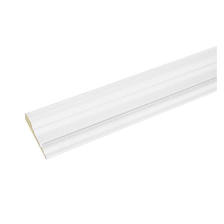 ซับวงกบ PS LINEDEKOR LD3002-5 7.5x300x2.1 ซม. สีขาวด้าน