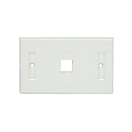หน้ากาก 1 ช่อง LINK US2001 สีขาว_0