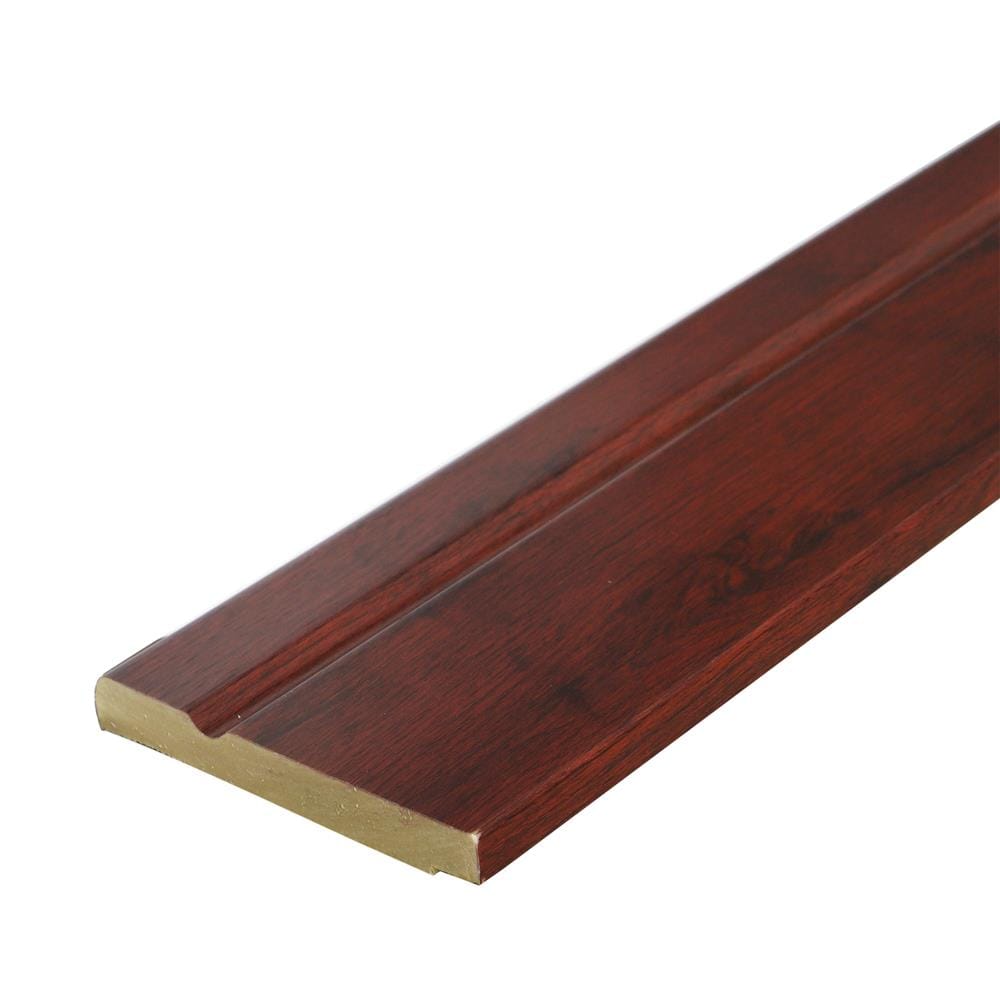 บัวพื้น PS LINEDEKOR MG341-5 8.8x240x0.8 ซม. สีโอ๊คแดง