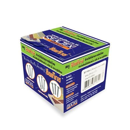 สกรูยึดไม้ฝาปลายสว่านไม่มีปีก SEALTEX 8X25 มม. 250 ชิ้น_1