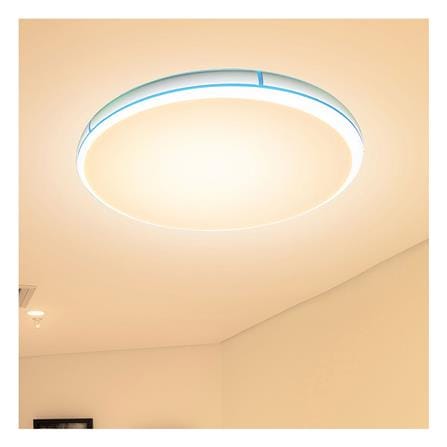 ไฟเพดาน LED NAGAS BLUE STRIP REMOTE 20 นิ้ว 42 วัตต์ DAYLIGHT/COOL WHITE/WARM WHITE สีขาว_4