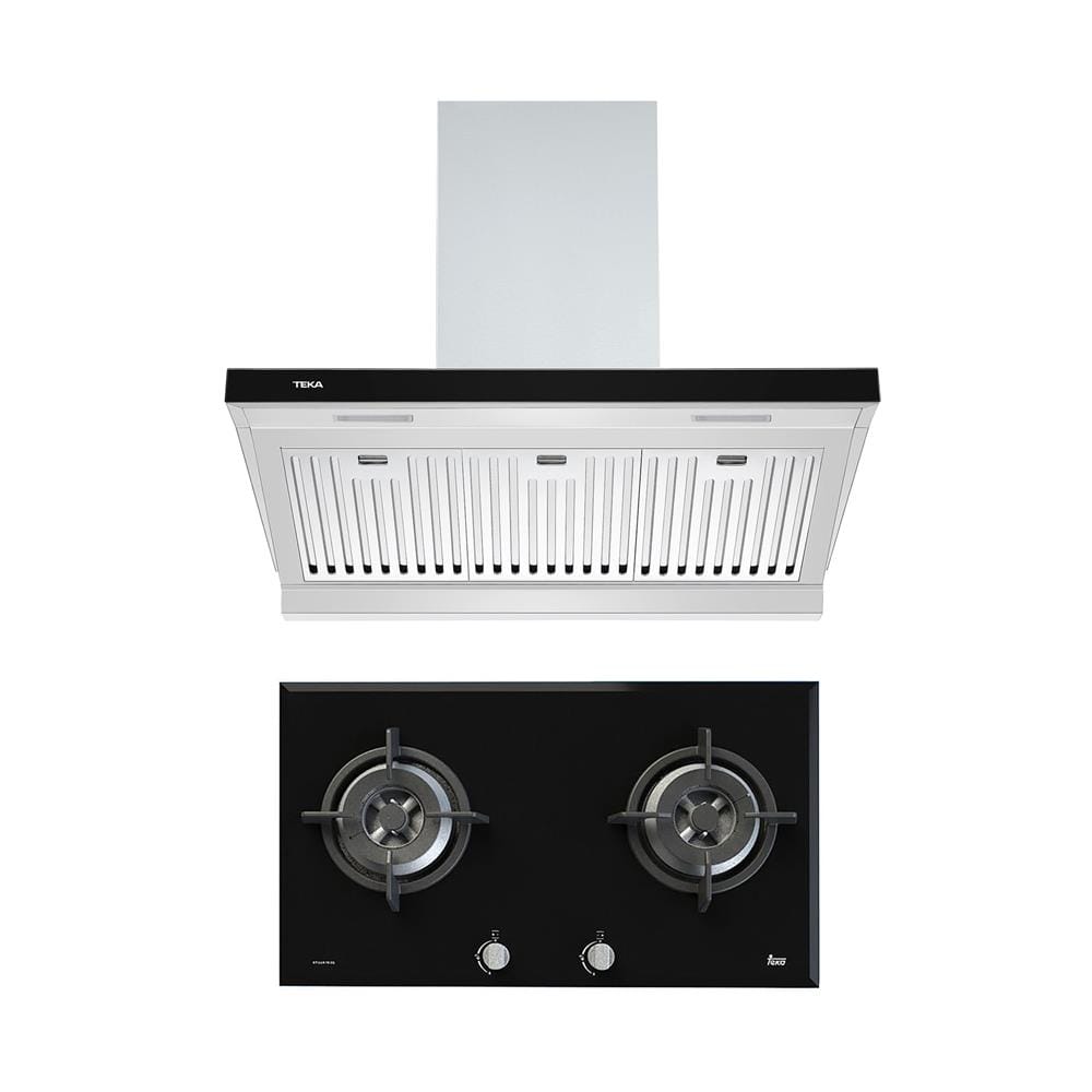 เตาฝัง+เครื่องดูดควัน TEKA GTLUX782G+DHATC90 78 X 45 ซม. สีดำ