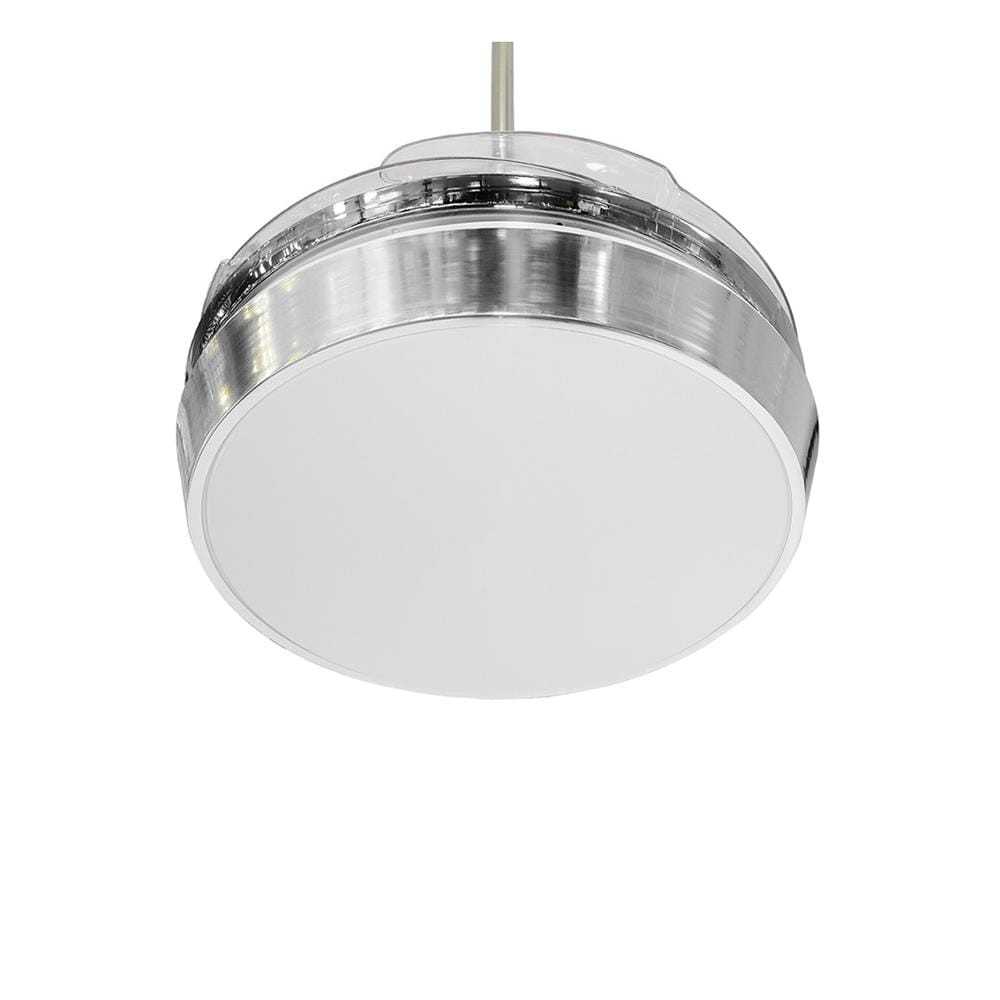 พัดลมโคมไฟ LED CARINI CFA424211CR 42 นิ้ว สีขาว/โครเมียม