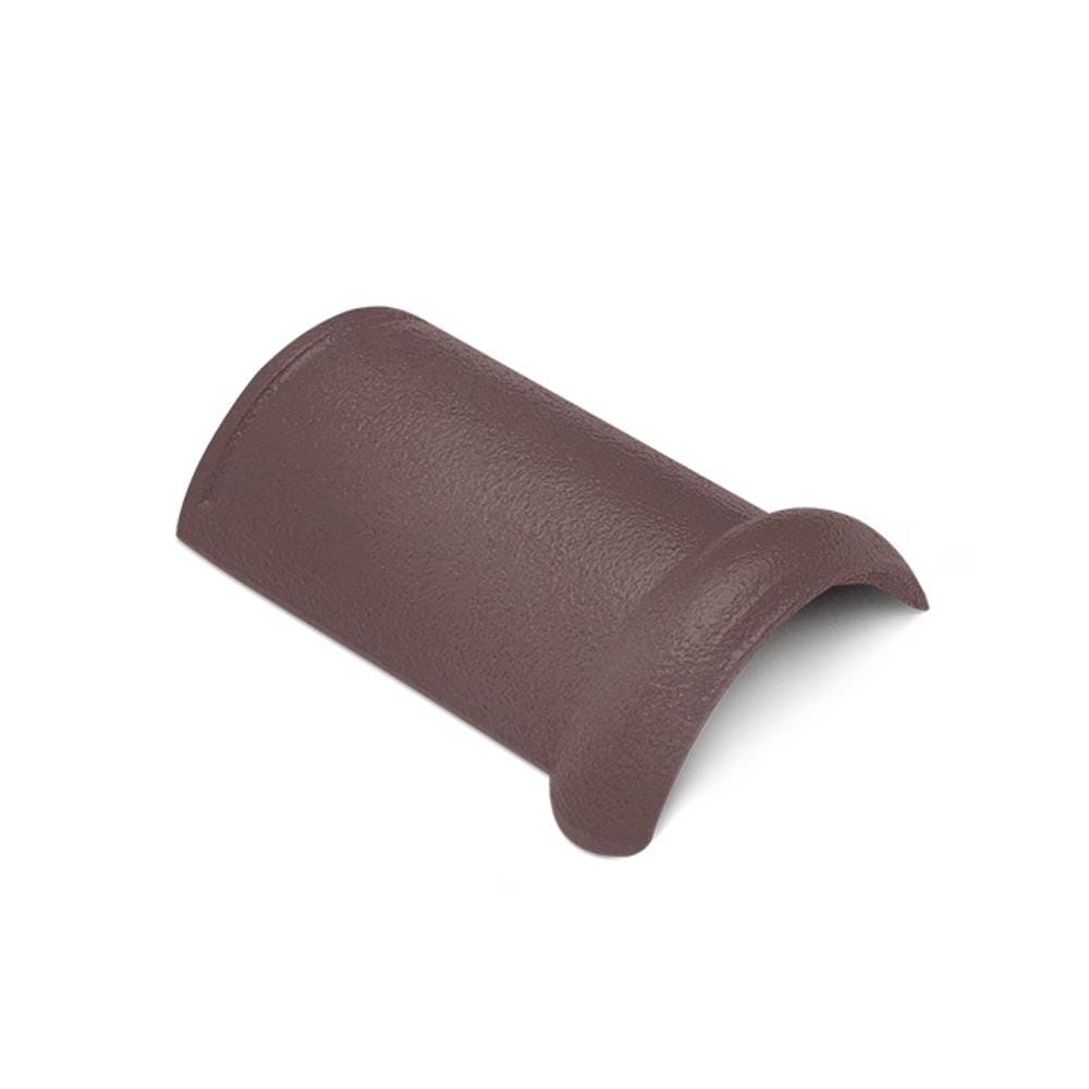 ครอบสันโค้ง DURAONE ลอนเศรษฐี 24.8x33x2.4 ซม. สีน้ำตาลสัมฤทธิ์