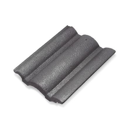 กระเบื้องคอนกรีต DURAONE ลอนเศรษฐี 33x42x2.4 ซม. สีเทามงคล_0