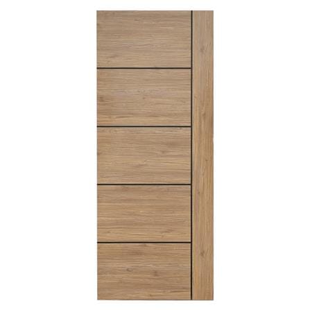 ประตูภายในเมลามีน W MAG1 80X200 ซม. สี CANYON OAK ไม่เจาะลูกบิด