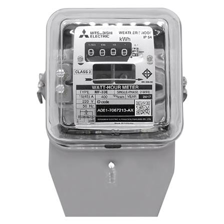 มิเตอร์ไฟ 15/45A MF-33E 1 เฟส 2 สาย MITSUBISHI_0