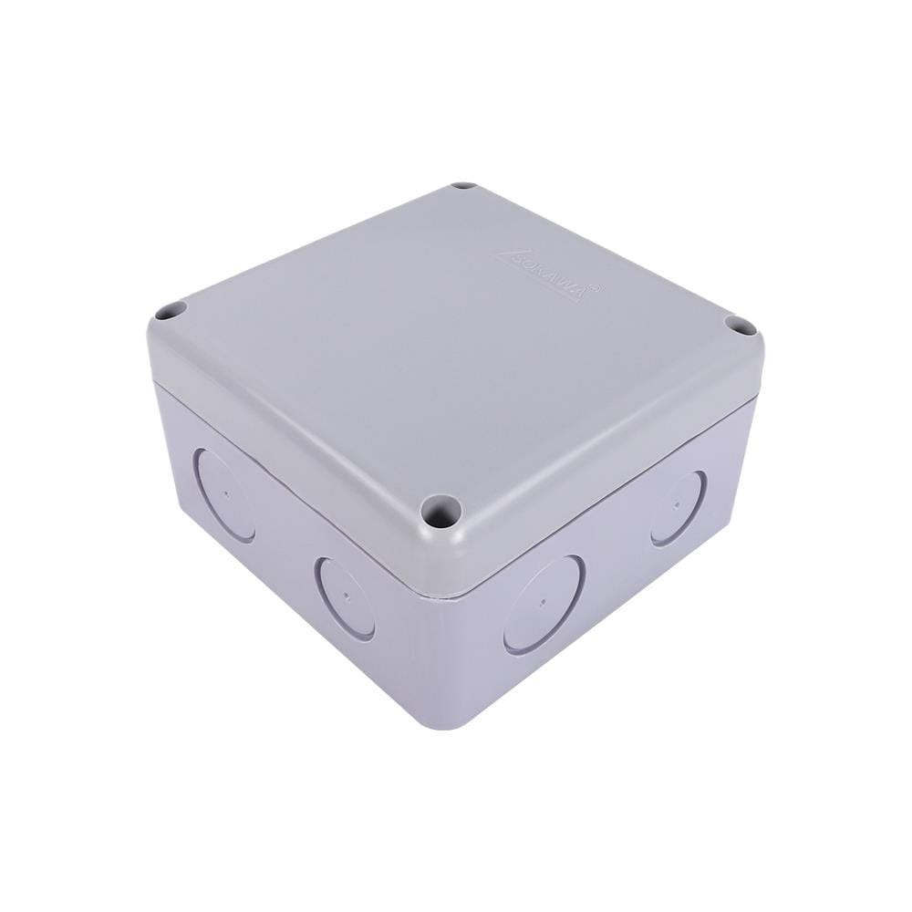 กล่องกันน้ำ SOKAWA 4x4 นิ้ว สีเทา