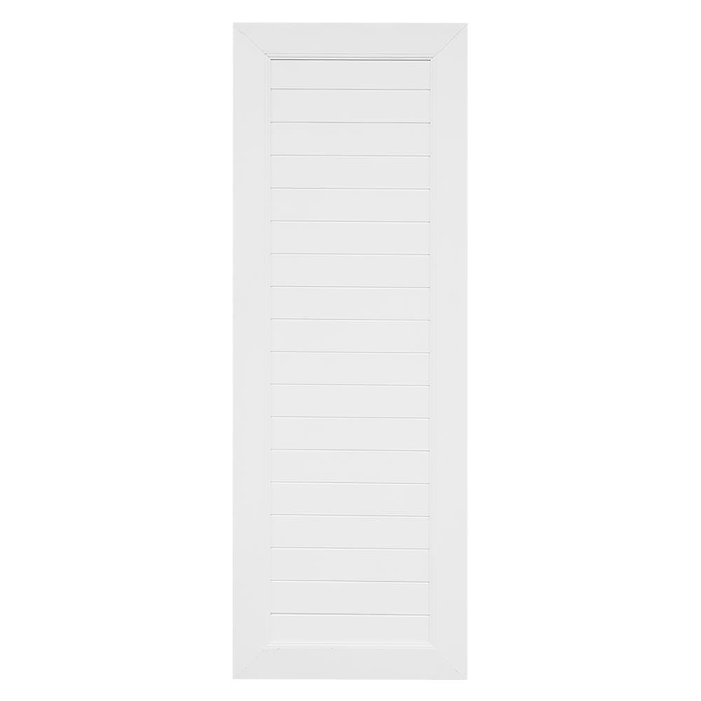 ประตูภายใน UPVC ASARA ลายตาราง 70X200 ซม. สีขาว ไม่เจาะลูกบิด