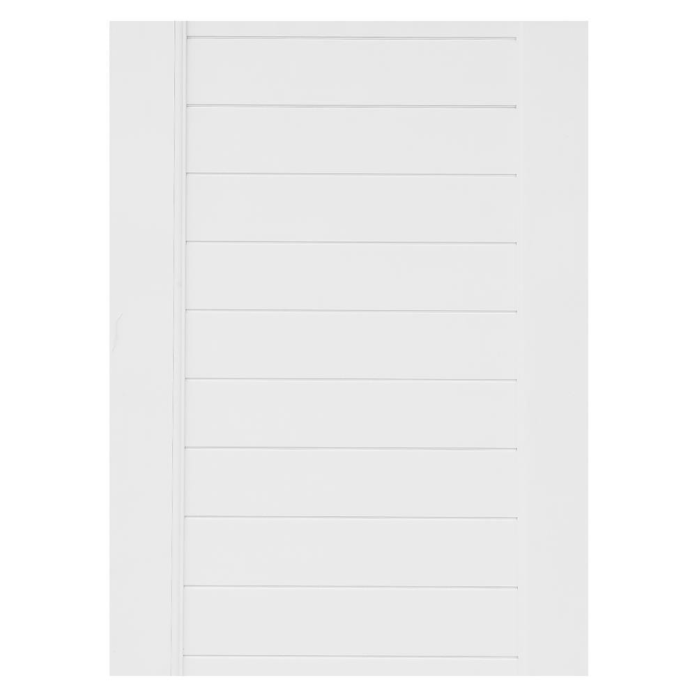 ประตูภายใน UPVC ASARA ลายตาราง 70X200 ซม. สีขาว ไม่เจาะลูกบิด