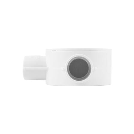 กล่องพักสายกลม 2 ทาง 90 องศา HACO 20 มม. CB202/90 สีขาว_2