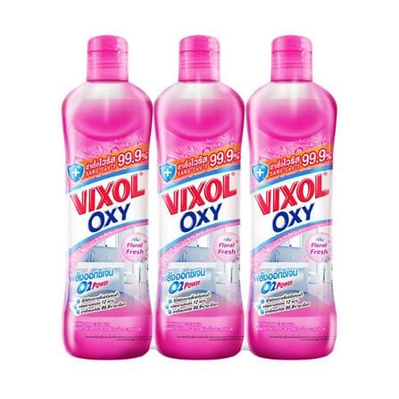น้ำยาทำความสะอาดห้องน้ำ VIXOL OXY 700 มล. FLORAL FRESH แพ็ก 3 ชิ้น_0