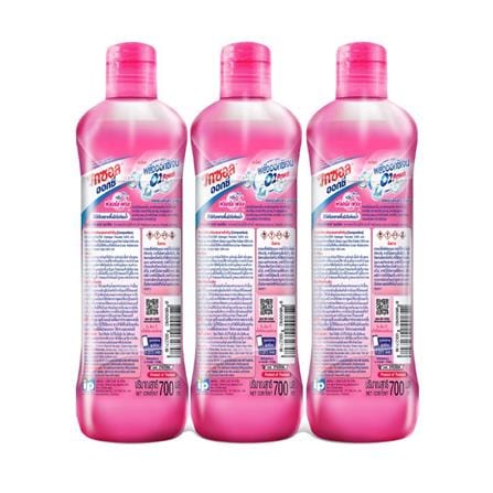 น้ำยาทำความสะอาดห้องน้ำ VIXOL OXY 700 มล. FLORAL FRESH แพ็ก 3 ชิ้น_1