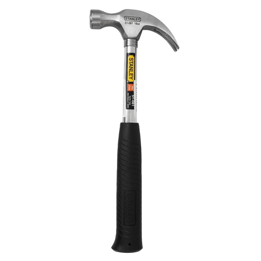 ค้อนหงอน ด้ามเหล็ก STANLEY 51-081 27 มม.