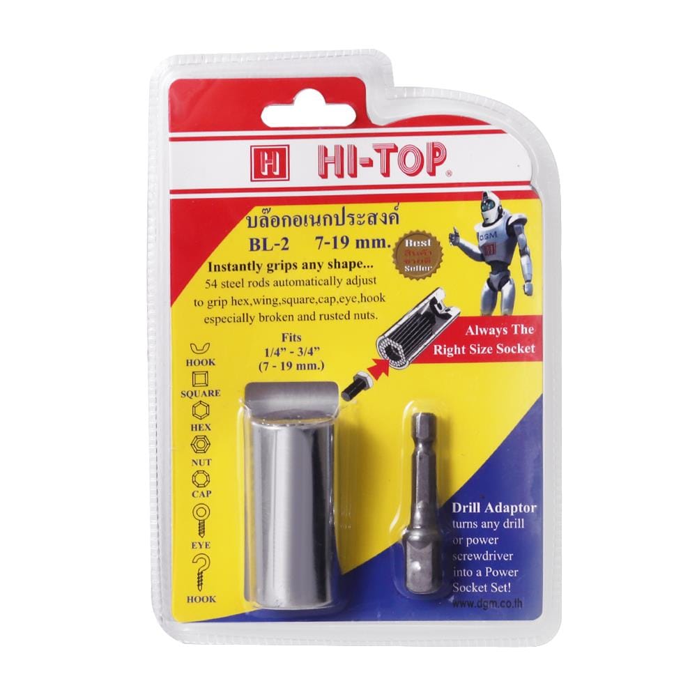 ลูกบล็อกอเนกประสงค์ HI-TOP BL-2 7-19 มม.