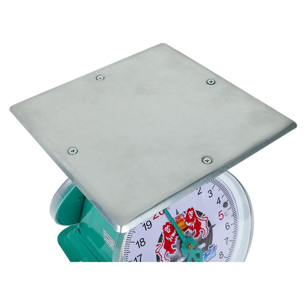 เครื่องชั่งสปริง ตราสิงห์ 20 กก. สีเขียว